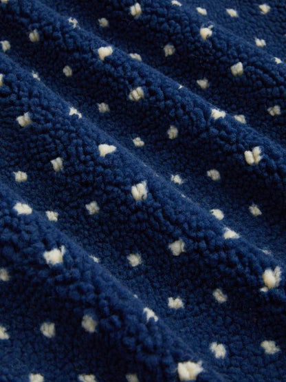 Christmas Fleece Collar Jacket